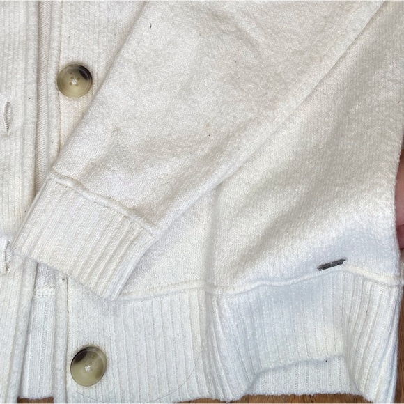 Hollister white oversize cardigan S - Picture 5 of 10